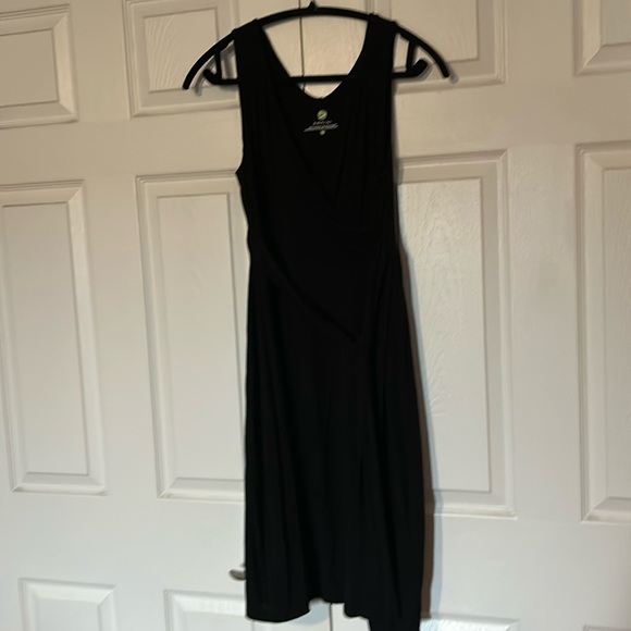 Dakini soft modal stretchy faux-wrap dress size M - Picture 8 of 8